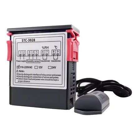 Dual Digital STC-3028 Thermostat Temperatur Feuchtigkeit Steuerung Thermometer