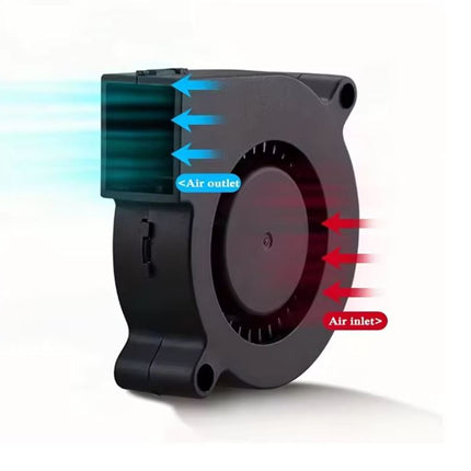 USB Radiallüfter 7515 – 5V DC Turbogebläse Bürstenlos 75mm | 3000 RPM | Für Server, PC, 3D Drucker
