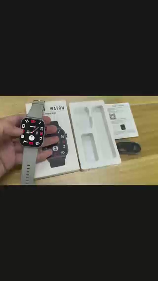 GW86 Smartwatch – AMOLED Display mit LED-Taschenlampe & 100+ Sportmodi Begleiter für Alltag und Fitness.